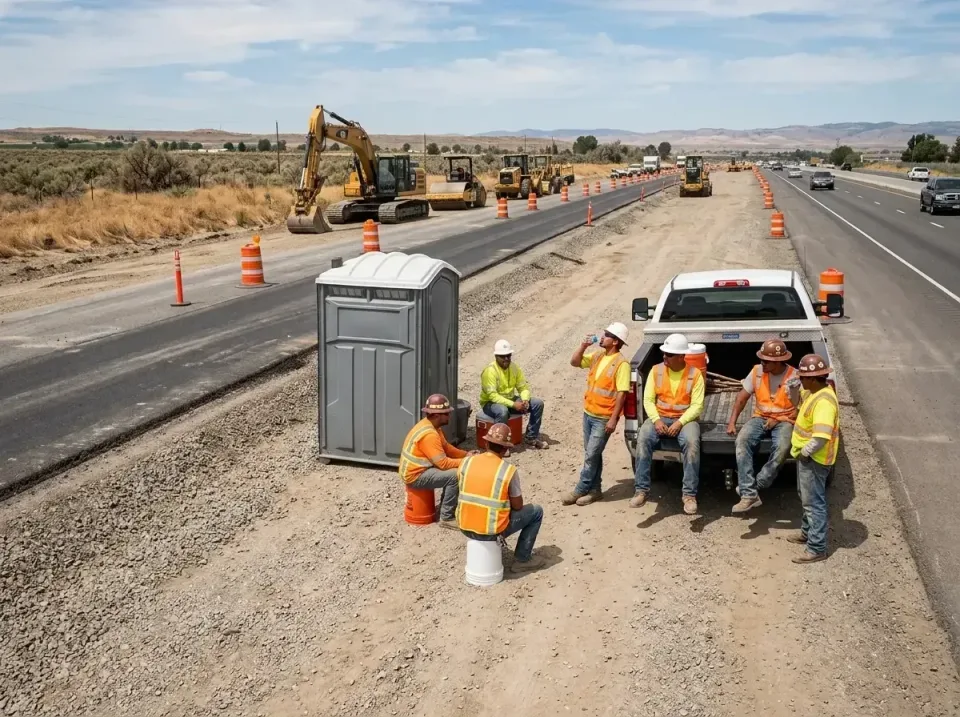 highway-road-construction-crew-007 — frequently asked questions, Porta Potty and Restroom Rentals in Vine Hill, CA